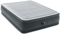 Intex Queen Comfort-Plush Airbed with Built-in Pump - 203x152x46 cm