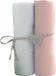 BABYCALIN 2 vellen Babydeken Roze 60 x 120 cm