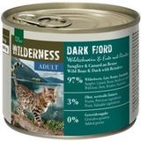 REAL NATURE WILDERNESS Adult Dark Fjord everzwijn met eend en rendier 6x200 g