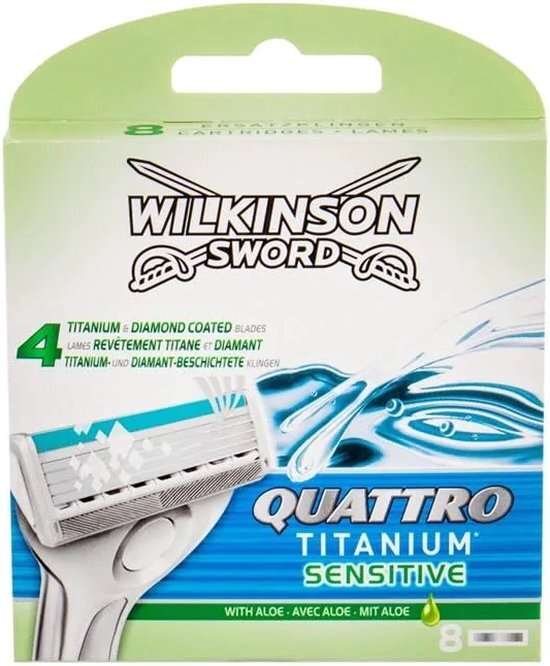 Wilkinson Wilk quattro mes.titan.sens. 8 st