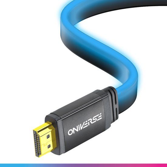 Oniverse HDMI kabel 2 m HDMI Type A (Standaard) Blauw