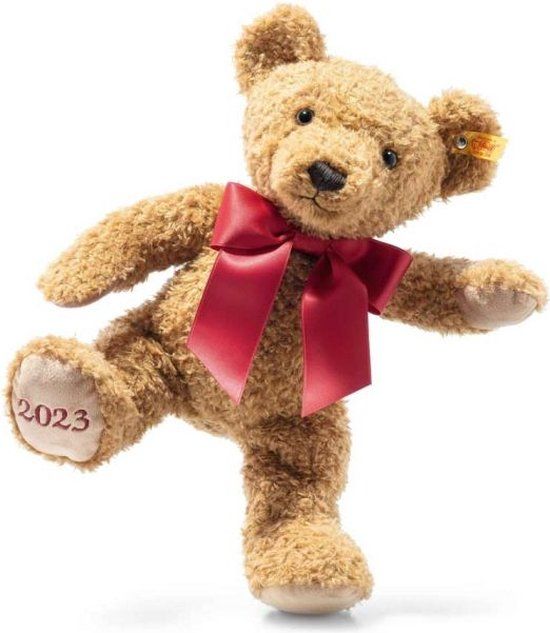 Steiff Cosy Jaar Beer 2023 - 34 cm - Bruin