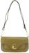 COCCINELLE Leren schoudertas C-Me Calf Shoulder Bag Seagrass kaki