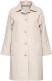 OMBRE Jas - Lange Mouw - Knopen - Effen Beige M