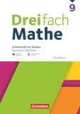 Dreifach Cornelsen Verlag GmbH Dreifach Mathe 9. Schuljahr - Ausgabe 2022 - Grundkurs - Nordrhein-Westfalen - Arbeitsheft mit Medien und Lösungen
