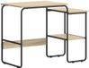 vidaXL Bureau met opslag Sonoma Eiken 100 x 50 x 75 cm