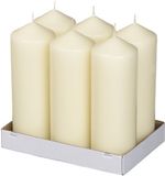 Bolsius Neutrale Stompkaars 198/68 Ivoor (6 stuks)