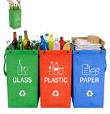 Système de tri des déchets à 3 compartiments