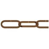 dörner + helmer 153612 Chaîne décorative laiton vieilli acier 20 m