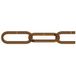 dörner + helmer 153612 Chaîne décorative laiton vieilli acier 20 m