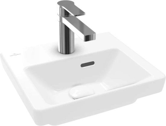 Villeroy & Boch Subway 3.0 fontein - 37x30.5cm - 1 kraangat - wit