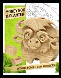 Buffalo DIY Money Box & Planter Scroll Saw Pattern no.1