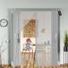 Markenlos Shenzhen Haorui Industrial Technology Co., Ltd. Magnetisch vliegengaas - Sluitend scherm - 1 stuk - Grijs - 130 x 210 cm
