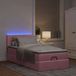 Maison Exclusive - Cadre de lit ottoman avec matelas rose 100x200 cm velours