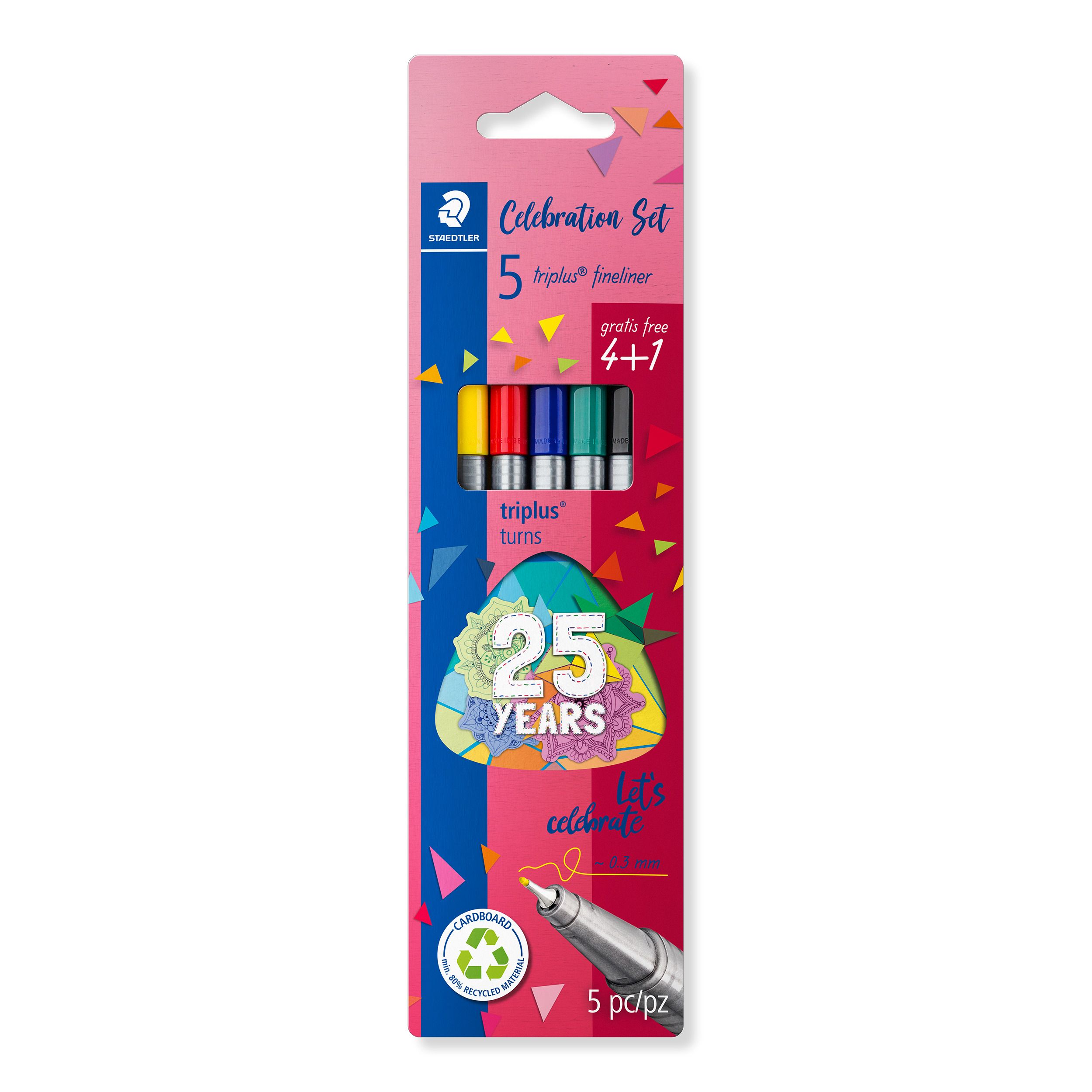 Staedtler Fineliner Triplus Assorti