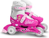Stamp Mattel Barbie 2-in-1 Skates Hardboot Verstelbaar Roze/wit Maat 27-30