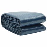 vidaXL Zwembadfolie solar drijvend 300 cm PE zwart en blauw