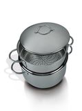 Barazzoni Vaporset S/bodem ø20 cm, inhoud 2,7 l, roestvrij staal 18/10, gemaakt in Italië