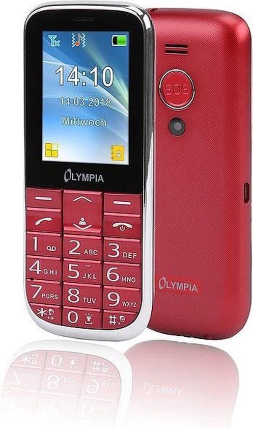 Olympia Joy II 6,1 cm (2.4") 64 g Rood Cameratelefoon