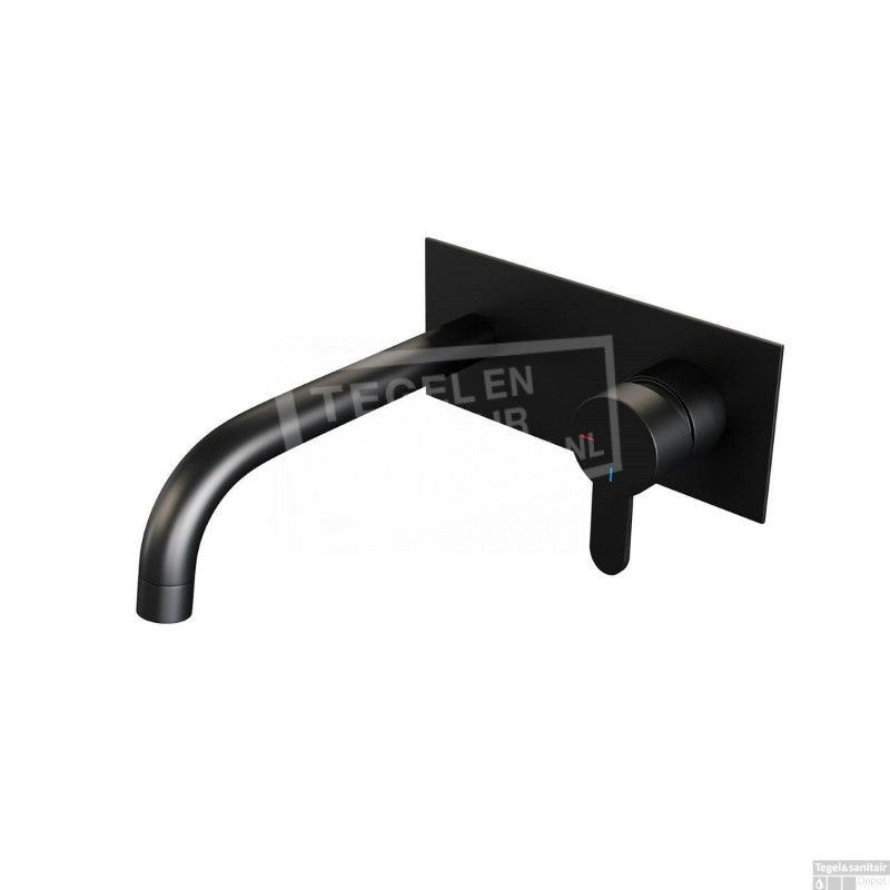 Brauer Wastafelmengkraan Black Inbouw B4 Coldstart Mat Zwart