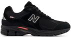 New Balance 2002R, Farbe: Schwarz, Akzentfarbe: Kastanienbraun/Rot - EU Größe 37