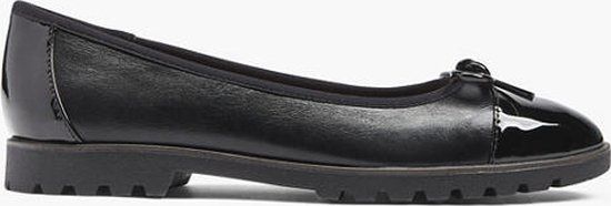 Graceland Zwarte ballerina strik - Maat 36 - Vrouwen - Maat 36 - Zwart