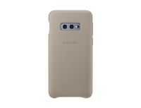 Samsung Galaxy S10e Cover Case - Leather - Grey
