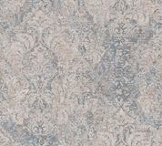 Living Walls VINTAGE ORNAMENTEN EN BLOEMEN | Met Glitters - beige blauw bruin zilver - Mata Hari