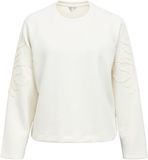 OBJECT COLLECTORS ITEM Object Trui Objandrea Re L/s O-neck Emb Top Noo 23049290 White Sand Dames Maat - L