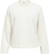 OBJECT COLLECTORS ITEM Object Trui Objandrea Re L/s O-neck Emb Top Noo 23049290 White Sand Dames Maat - L