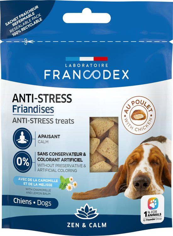 Francodex Anti-Stress Trukjes voor Hond 75g