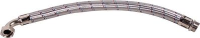 Aspira Flexibele metalen slang met bocht 100 cm lang