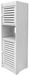 Armoire de rangement - Armoire de salle de bain - Étanche - Plastique - Auto-assemblage - Polyvalent - Blanc