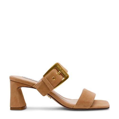 Steve Madden Toriann suède muiltjes camel