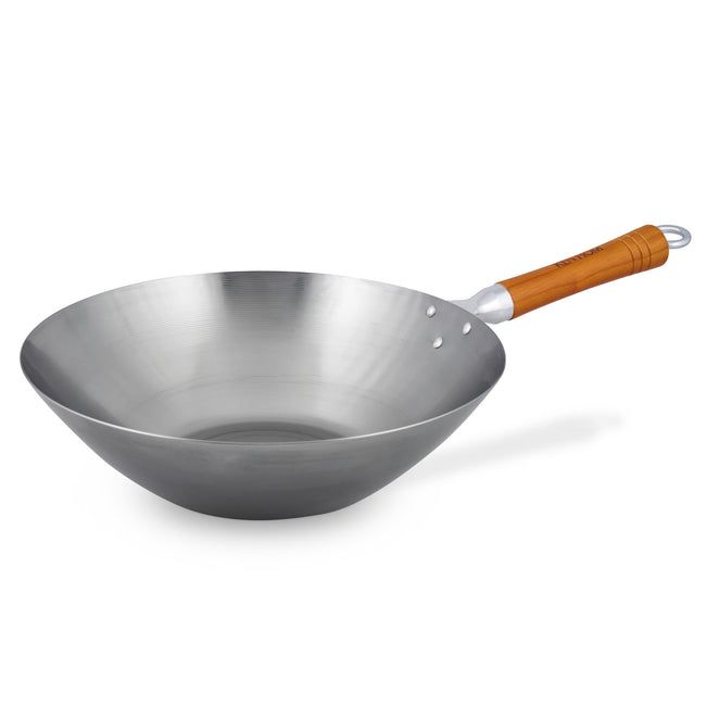 Ken Hom Wok Classic Carbon - Wok/roerbakpan - 320 mm - Rond - 1 handvat(en)