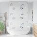 Maison Exclusive - Rideau de douche 140x240 cm