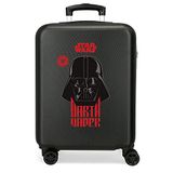 Star Wars Characters Kinderkoffer, stijf, ABS, combinatieslot aan de zijkant, 4 dubbele wielen, handbagage, Darth Vader, Talla única, cabinekoffer