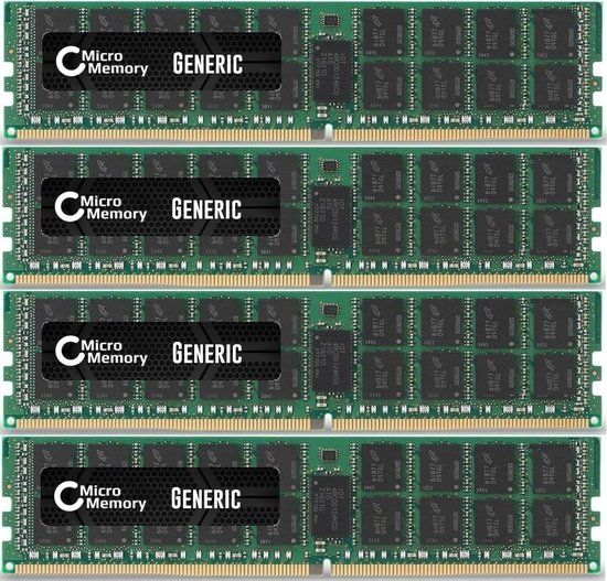 MicroMemory CoreParts MMH9736/64GB geheugenmodule 4 x 16 GB DDR4 ECC