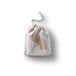 Bonamaison Sacs en coton imprimés avec cordon de serrage, sac à provisions, réutilisable, écologique, pliable, taille : 30 x 40 cm