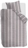 Vtwonen Stip and Stripe dekbedovertrek - Eenpersoons - 140x200/220 cm - Blush