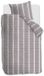Vtwonen Stip and Stripe dekbedovertrek - Eenpersoons - 140x200/220 cm - Blush