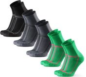 DANISH ENDURANCE Hardloopsokken voor Lange Afstanden - Blarenbescherming - Unisex - 5 paar - 35-38
