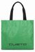Liviana Prime Sac cabas en cuir véritable vert avec poignées noires contrastées