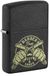 Zippo Stormaansteker, Barber Shop, zwart (Black Crackle), lasergravure, hervulbaar, herbruikbaar, windbestendig design, geschenkdoos, gemaakt in de VS