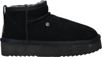 Warmbat Durack Suede Boot Plateau Dames Laarzen - Zwart