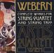 Artis Quartett Wien - Webern : Œuvres complètes pour quatuor à cordes et trio à cordes (CD)
