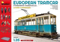 MiniArt Modelbouwpakket Treinen - 38009 European Tramcar - strassenbahn triebwagen 641 Plastic - 1:35 - Modelbouw