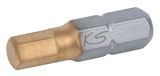 KS Tools 911.3672 1/4" TIN Bit, binnenzeskant, 25mm, 5mm
