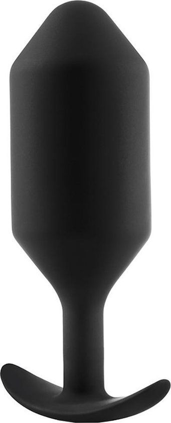 B-Vibe Snug Plug 6 - Zwart - Siliconen - Watervast