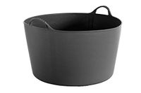 Maya Professional Tools 09108 babybadje met handgrepen, 55 liter, zwart
